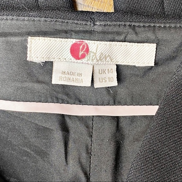 BODEN WOOL COTTON REVERSE STITCH ANKLE PANTS‎ NORMCORE PREPPY OFFICE, SIZE 10 - Picture 6 of 10